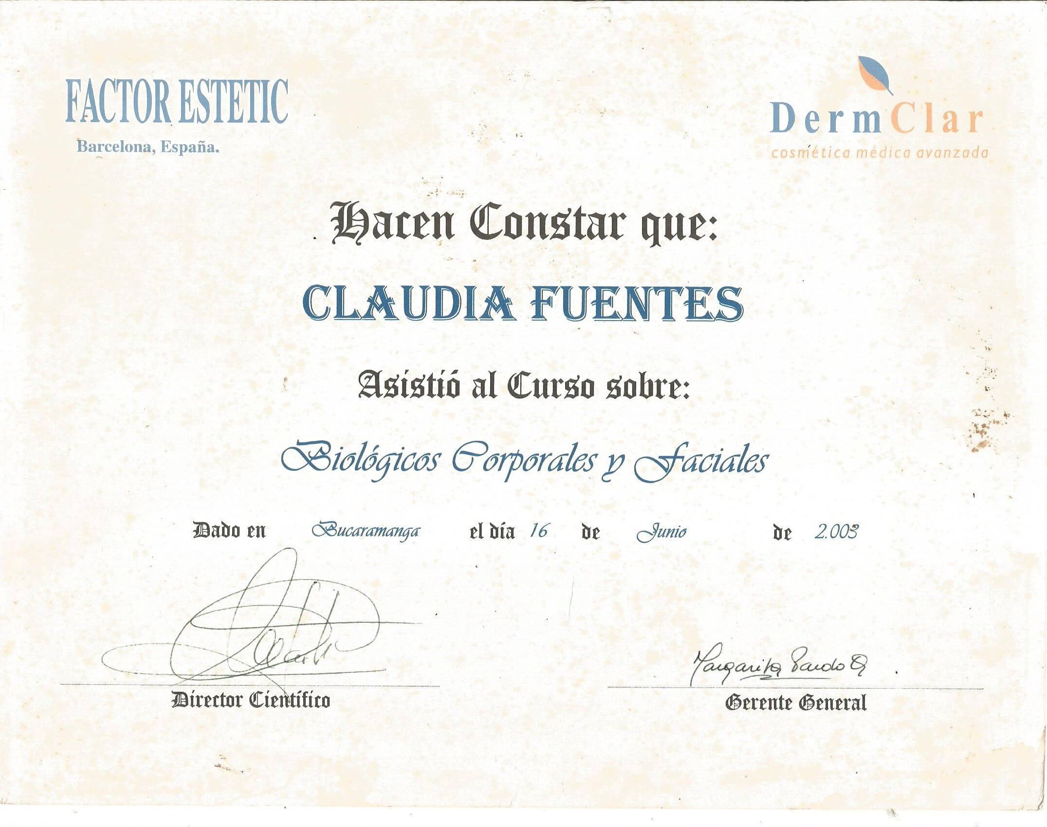 Claudia Fuentes